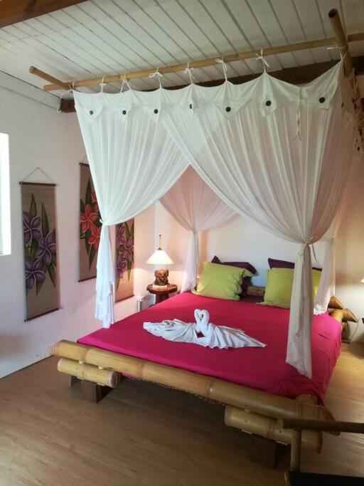 Bungalow Atypique Ti Bambou A 500M De La Plage Сен-Ан Екстериор снимка