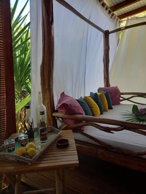 Bungalow Atypique Ti Bambou A 500M De La Plage Сен-Ан Екстериор снимка